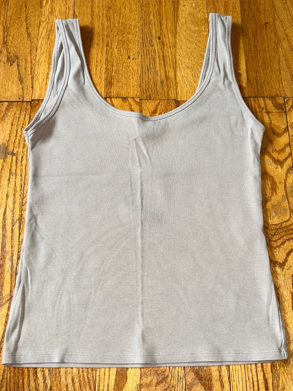 Zara Scoop Neck Tank Top Brownish Taupe Size Medium